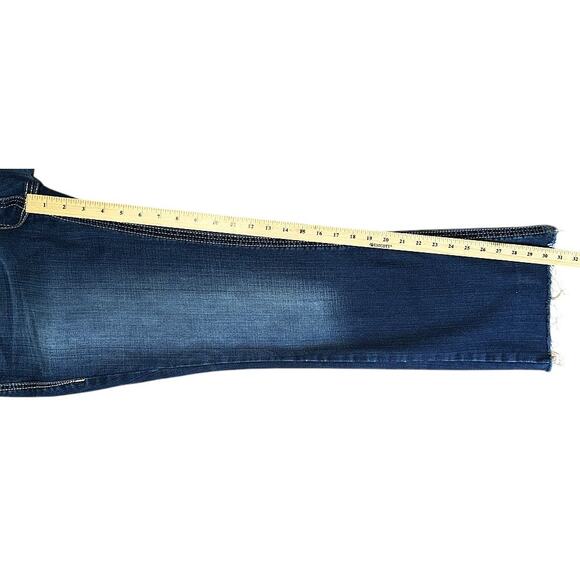 Ariat Ruby Mid-Rise Thick Stitch Raw Hem Bootcut Western Jeans 31X31 - Picture 4 of 7